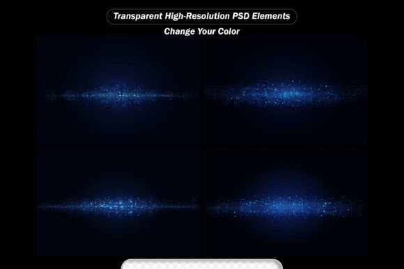 Abstract Glowing Blue Forex Chart