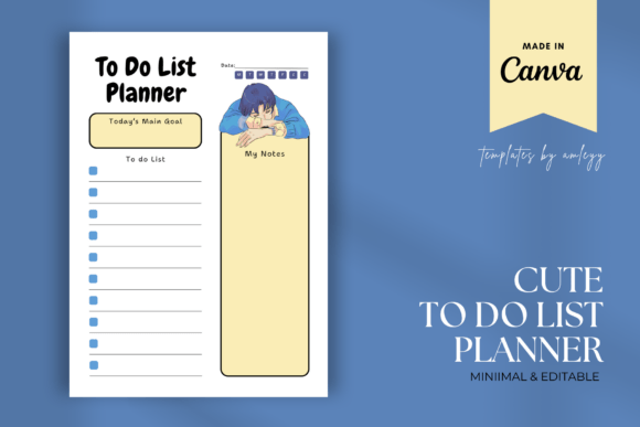 Cute To-Do List Planner Template