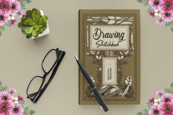 Drawing Sketchbook Cover Design