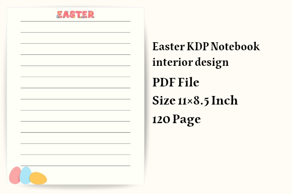 Easter Kdp Interior Design Notebook