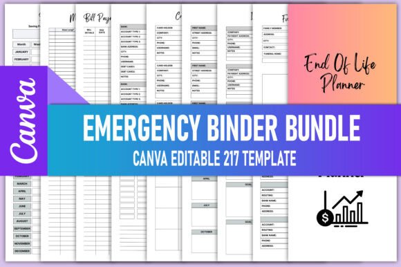Emergency Binder Bundle Canva KDP: A Comprehensive Guide for Print-Ready Planning