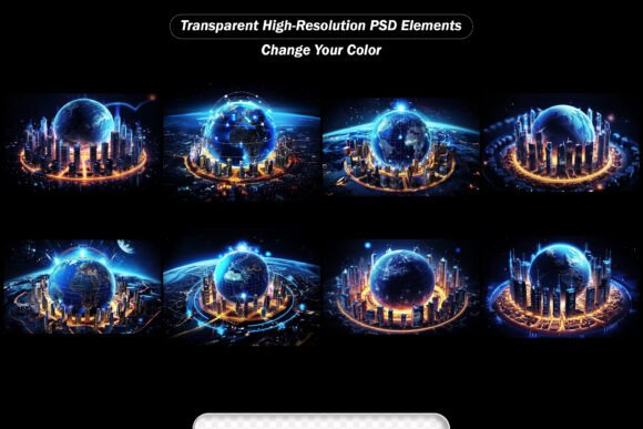Enhancing Visual Projects with PSD Connection Concept Illustration