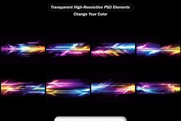 Modern Abstract High Speed Lines Overlap: Elevating Your Creative Projects with Dynamic Light Effects