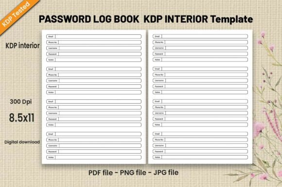 Password Log Book-KDP Interiors Template: A Game-Changer for Amazon KDP Authors