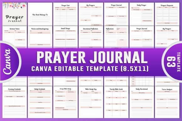Prayer Journal Canva KDP Interiors: A Creative Resource for Spiritual Growth and Personal Reflection